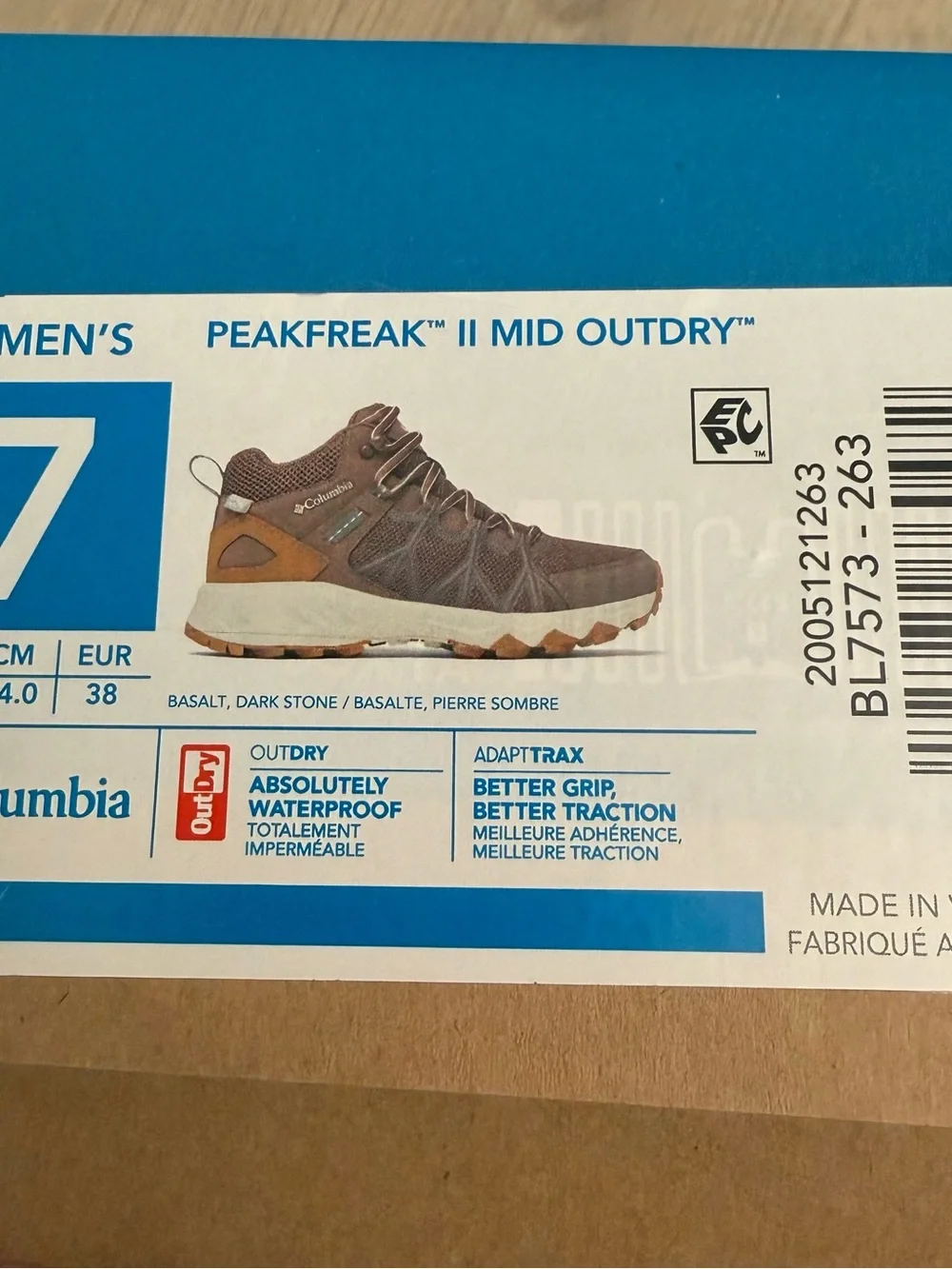 Columbia Women's Peakfreak Ii Mid Outdry Hiking Shoes